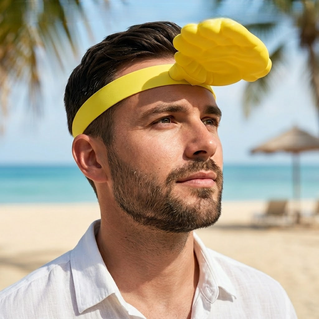 3D Hand Visor Forehead Shade Summer Hat
