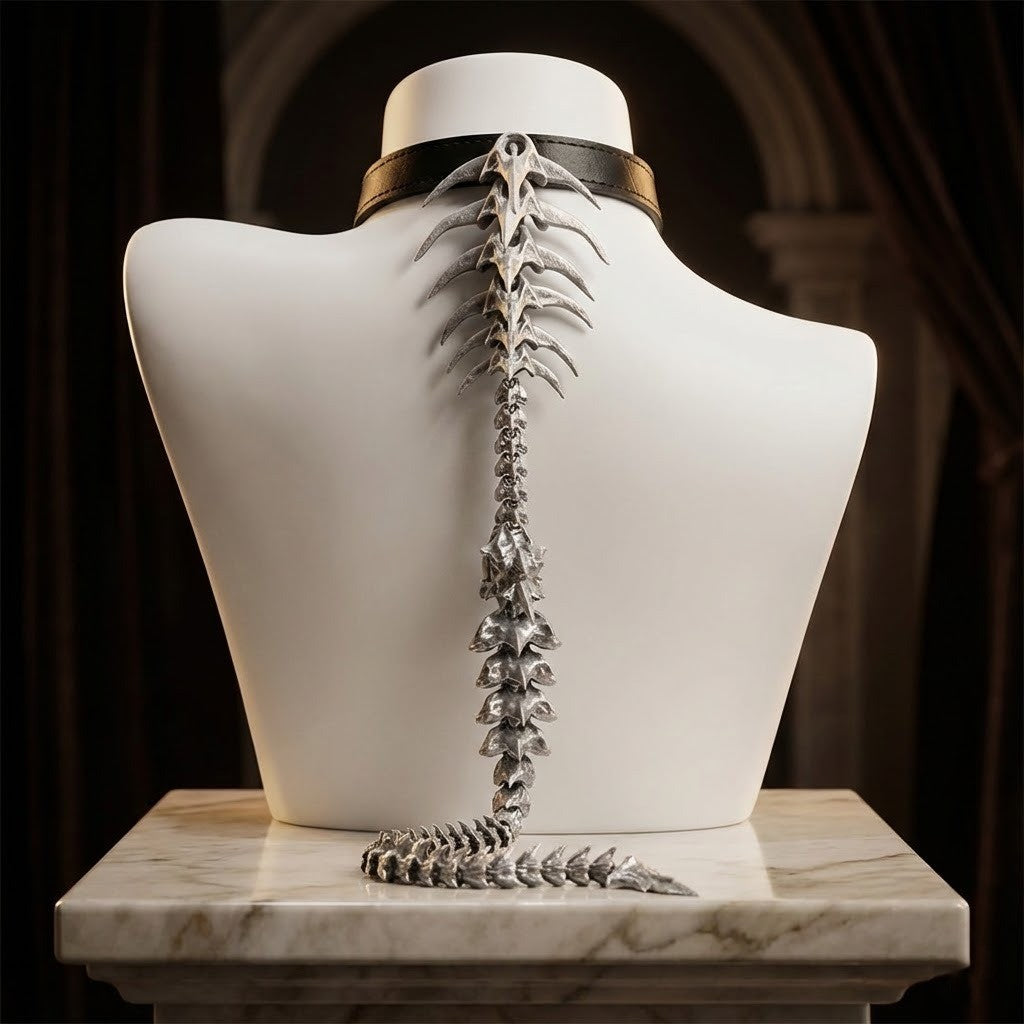 Bionic Gothic Style Spinal Back Jewelry