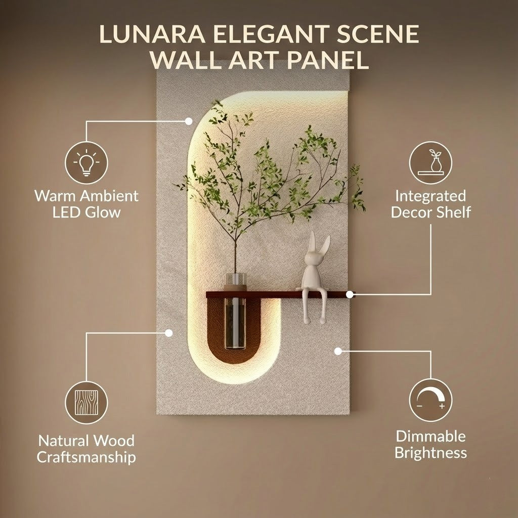 Lunara Elegant Scene Wall Art Panel