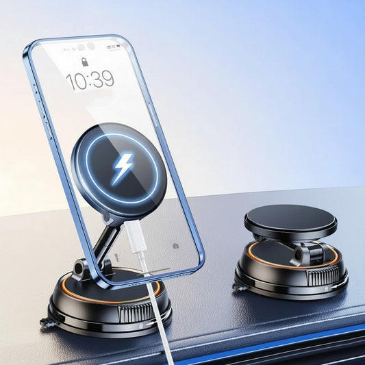 Strong Suction Wireless Car Magnetic Charging Phone Holder