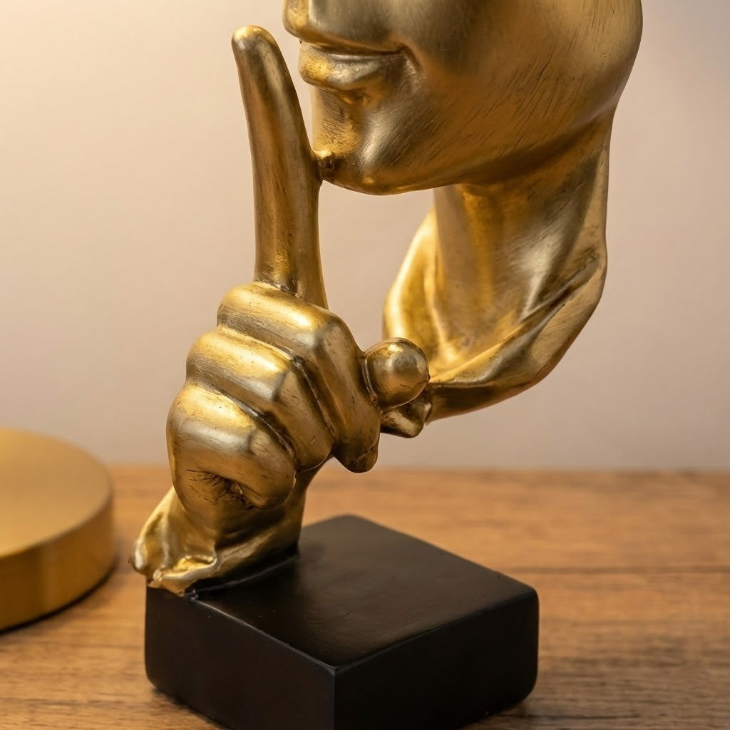 Silent Thinker Abstract Face Home Decor