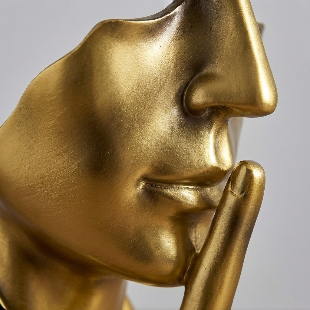 Silent Thinker Abstract Face Home Decor