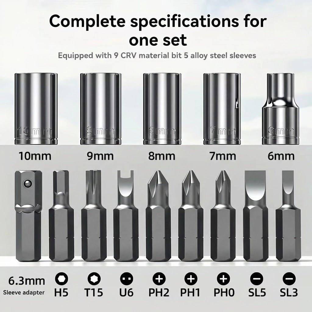 14in1 Multi Angle Ratchet Screwdriver Set