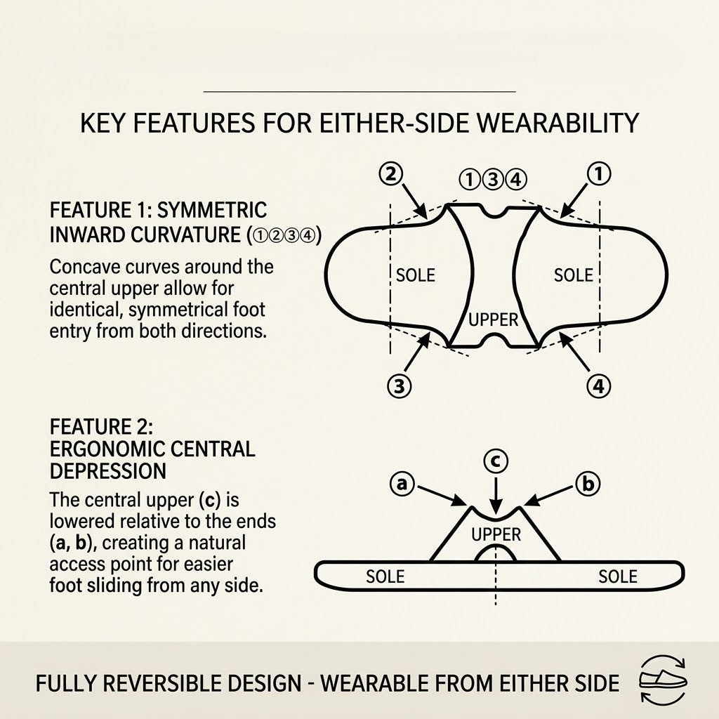 Double-Sided Easy Wear Slippers