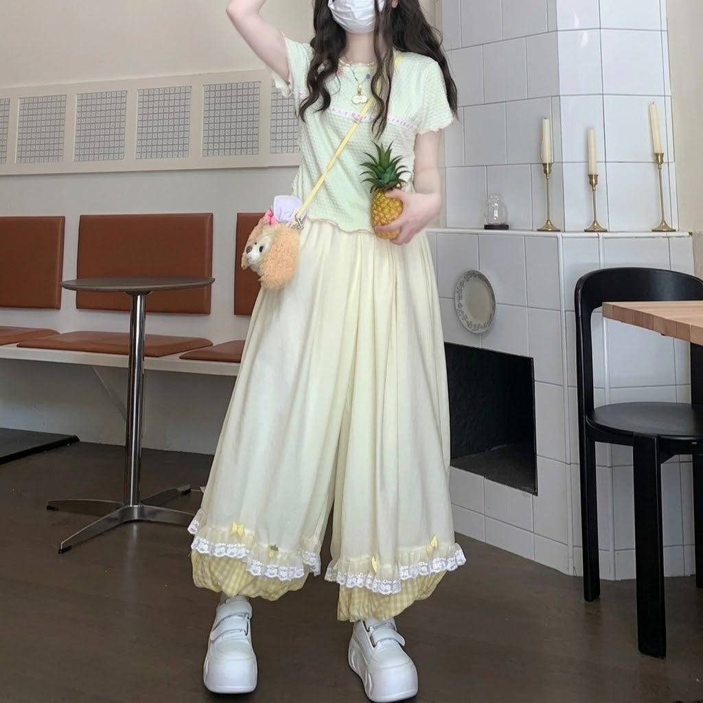 Kawaii Lolita Ruffle Bloomers Pants