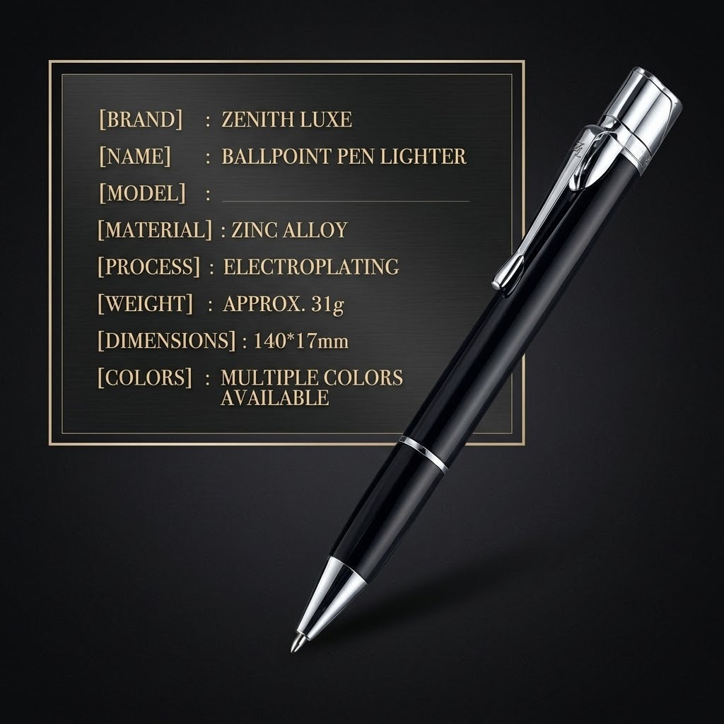 Windproof Jet Flame Pen Lighter
