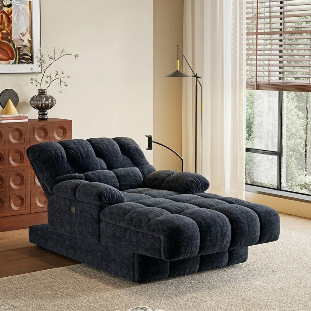 Electric Recliner Chaise Cloud Lounge Sofa