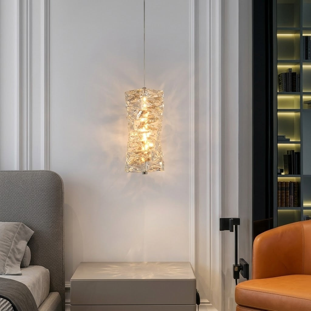 Crystal Frost Chandelier Lamp