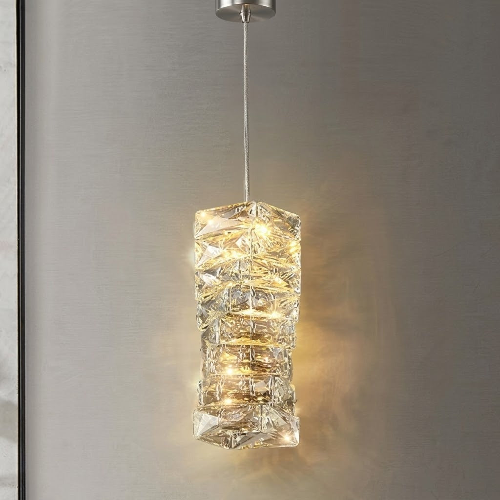 Crystal Frost Chandelier Lamp