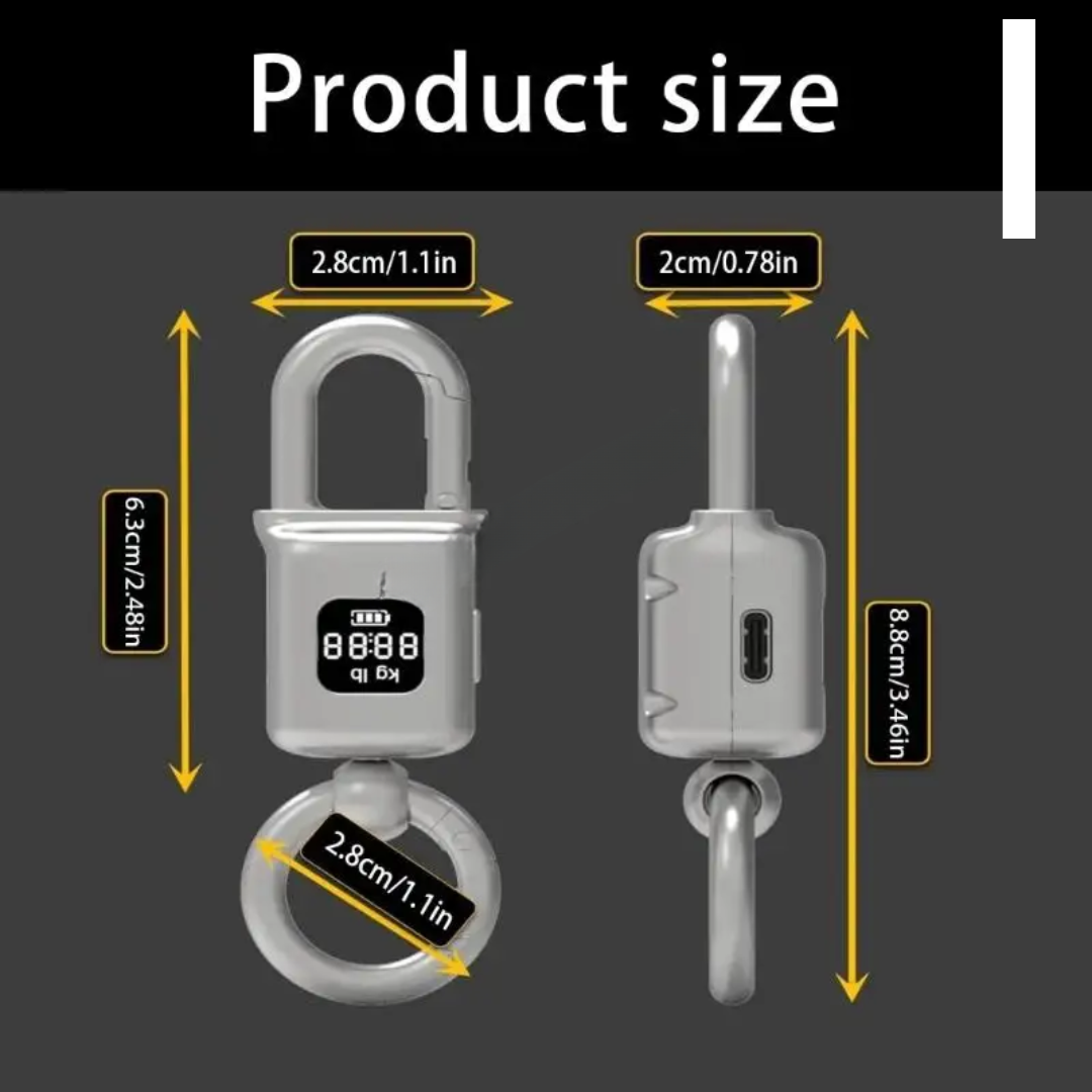 Pocket Size Keychain LCD Scale