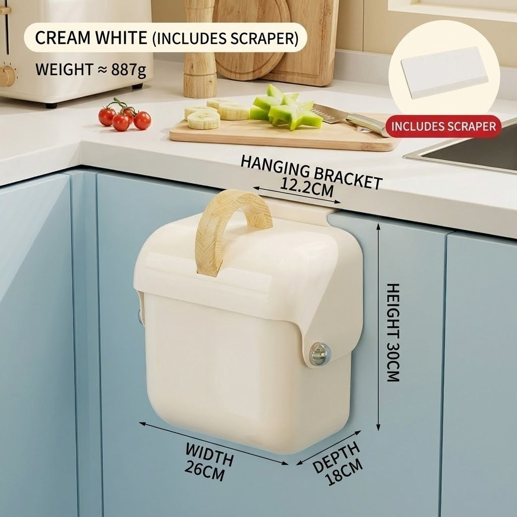 Flip Click Wall-Mounted Kitchen Trash Bin
