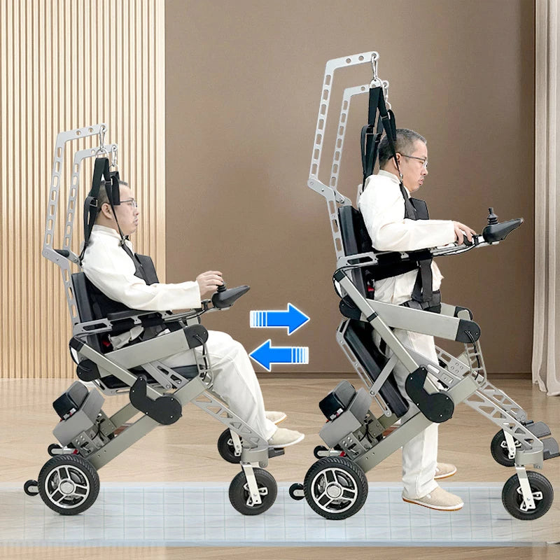 Automatic Standing Assist Walking Rehabilitation Trainer Wheelchair