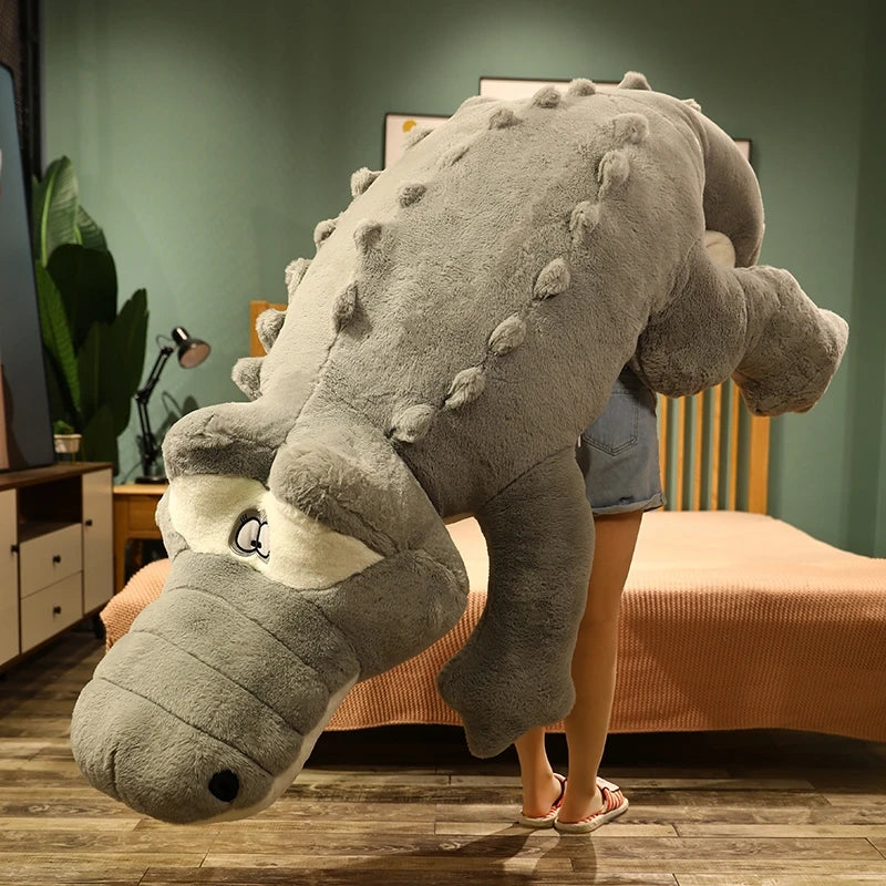 Jumbo Crocodile Stuffed Animal Pillow