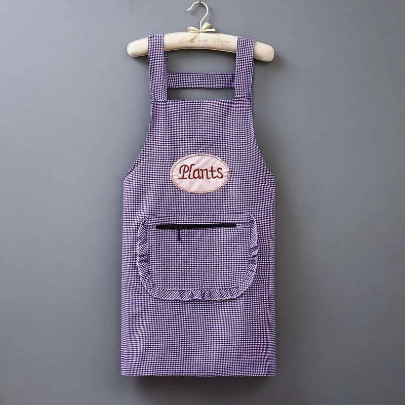 Cute Long Sleeve Waterproof Kitchen Apron