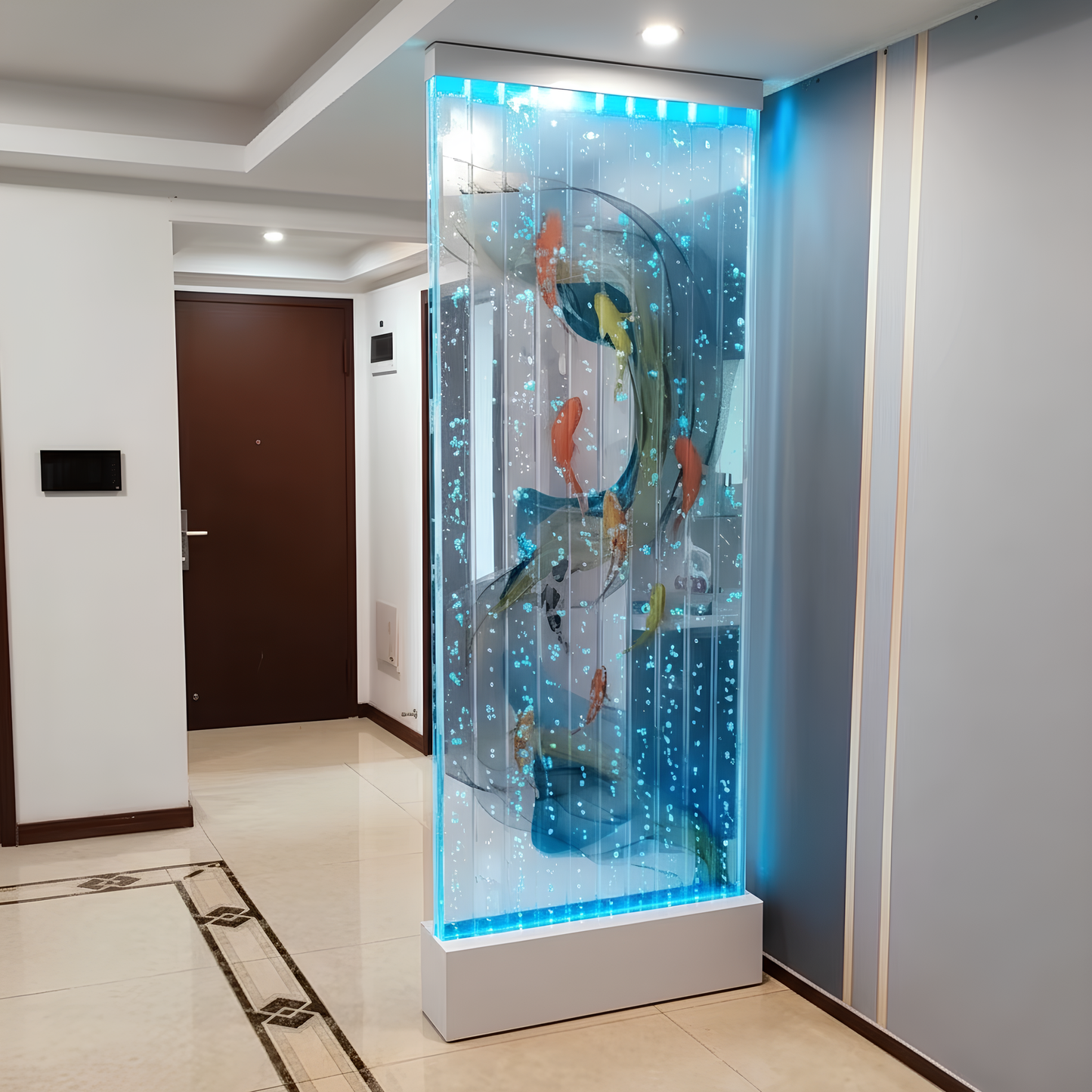 Modern LED Bubble Wall Fountain Interior Waterfall