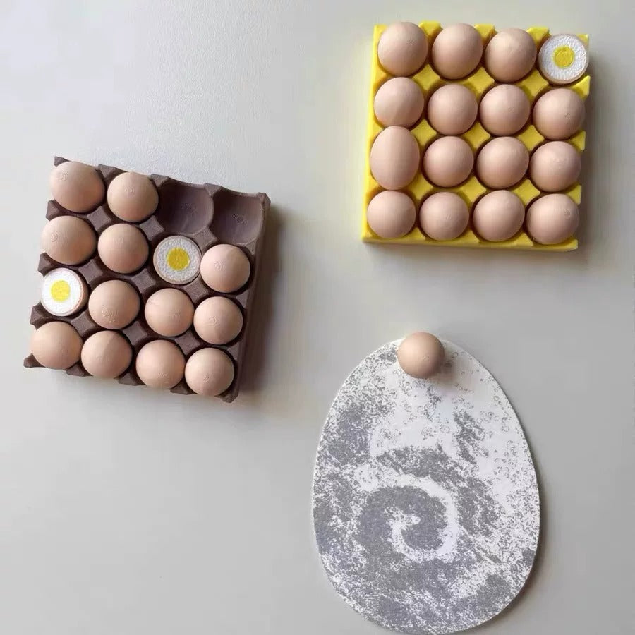 Magnetic Egg Carton Refrigerator Organizer