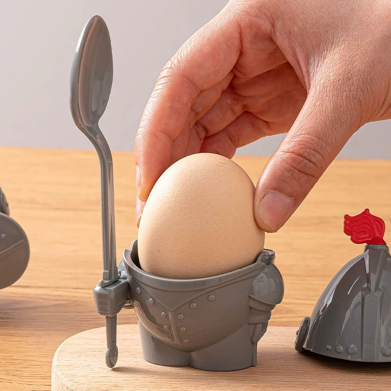 Medieval Knight Armor Egg Holder Set