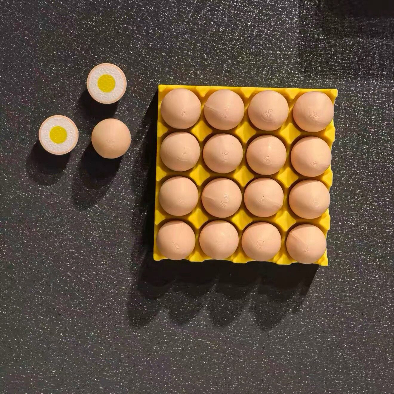 Magnetic Egg Carton Refrigerator Organizer