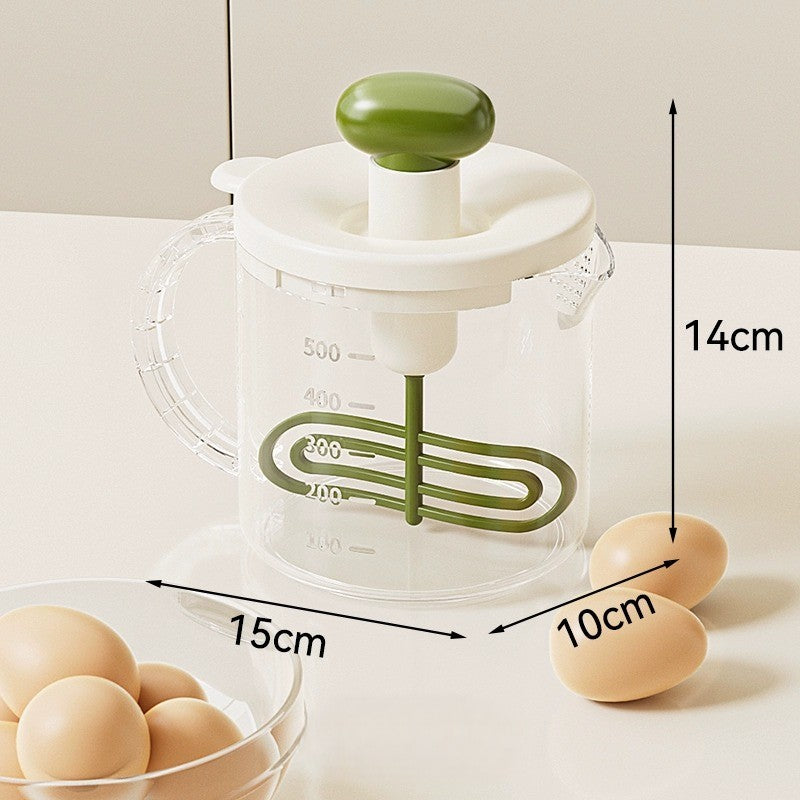 Ergonomic Handle Kitchen Egg Whisk Cup