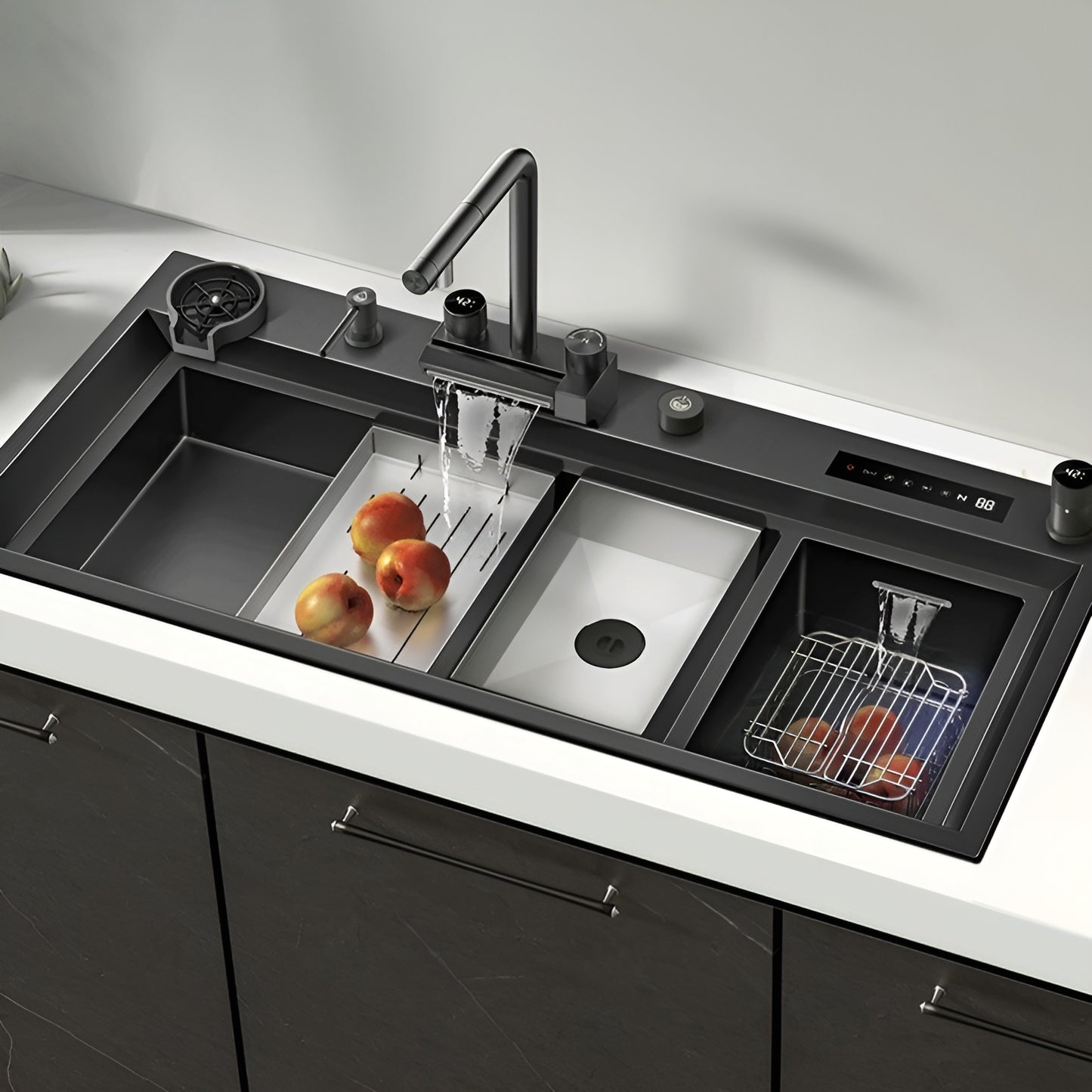 Nebula Kitchen Touch Display Nano Steel Smart Sink