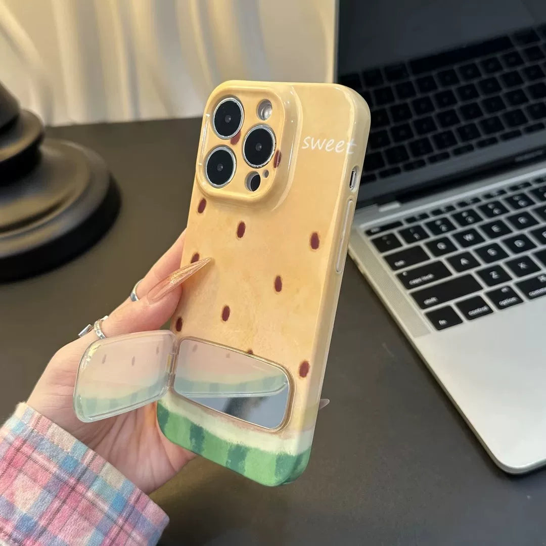 Juicy Shell Mirror Watermelon iPhone Case