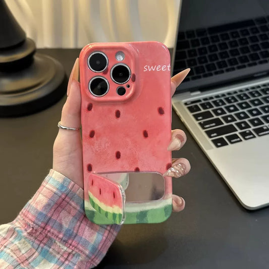 Juicy Shell Mirror Watermelon iPhone Case