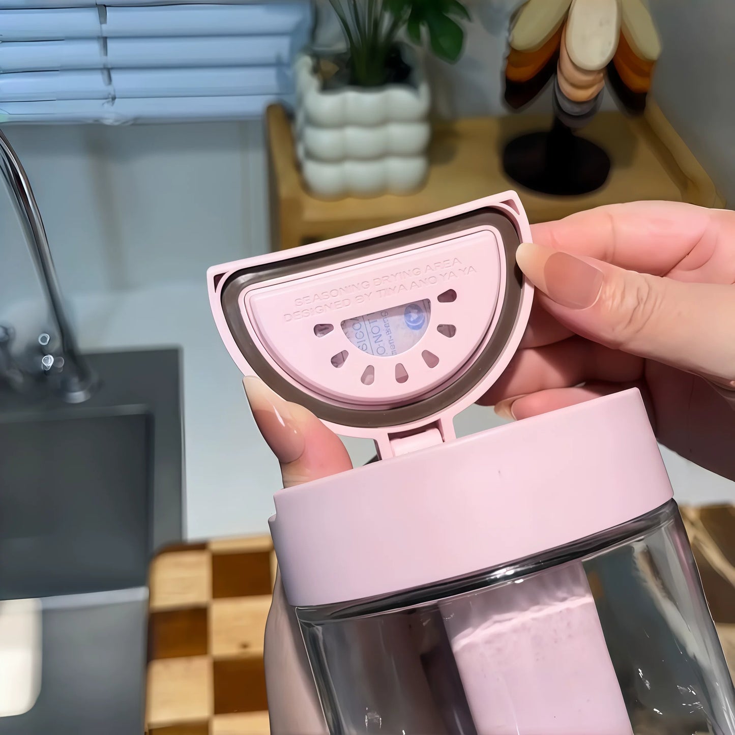 Zero Drip Airtight Smart Measuring Seasoning Jar