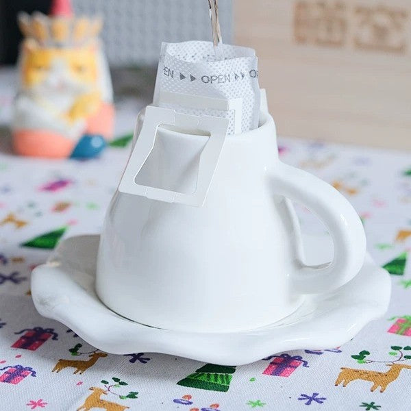 Sleeping Cat Surprise Bottom Ceramic Coffee Mug