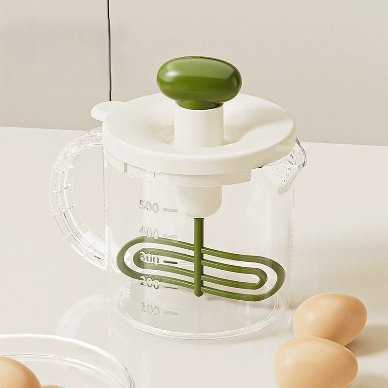 Ergonomic Handle Kitchen Egg Whisk Cup