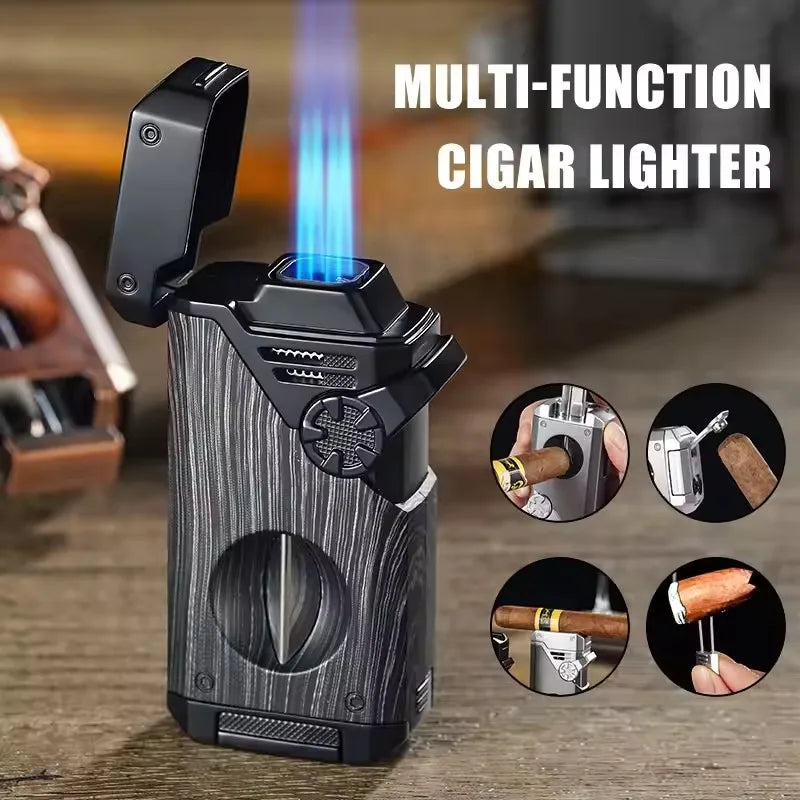 Four Jet Windproof Torch Lighter