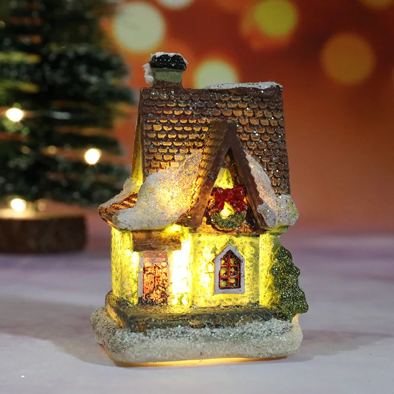 Winter Dreams LED Christmas House Figurines
