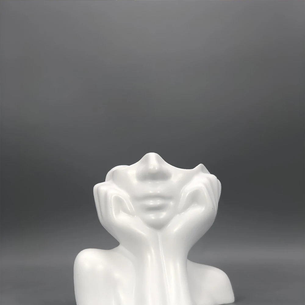 Cheerful Lucky Flower Pot Sculpture
