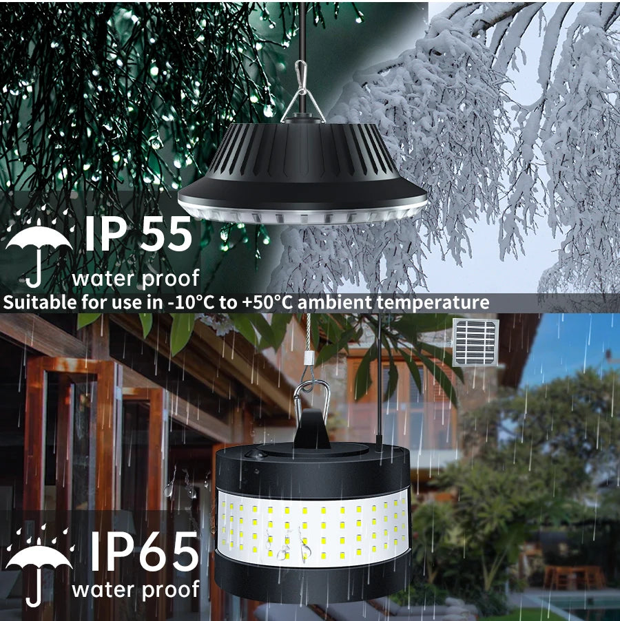 Eco Solar Panel Outdoor Waterproof Light System