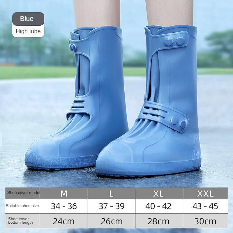 Dry Shield Reusable Non-Slip Silicone Waterproof Shoe Covers