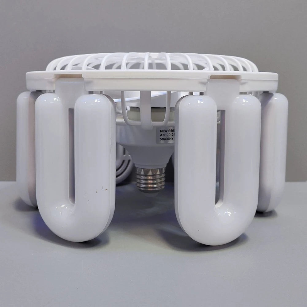 Silent Adjustable Remote Control Ceiling Foldable Fan Lamp
