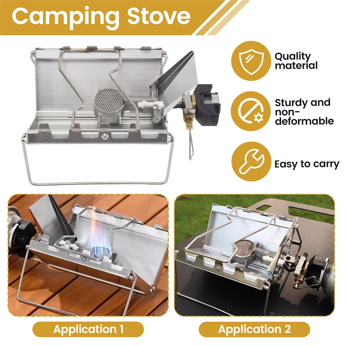 Wild Burner Foldable High-Power Camping Gas Stove