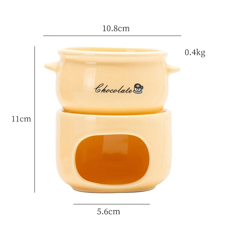 Warm Dip Chocolate Cheese Fondue Pot