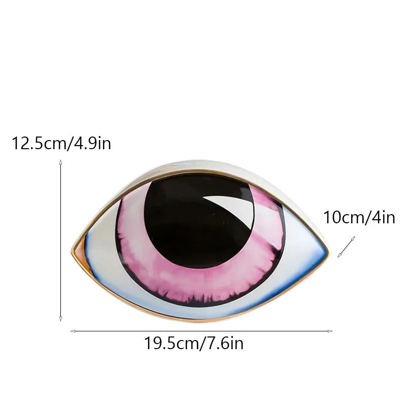 Mystic Eye Sculpture Ceramic Home Decor