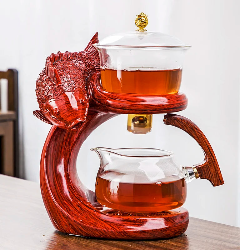 Magnetic Flow Kungfu Turtle Dragon Teapot Infuser