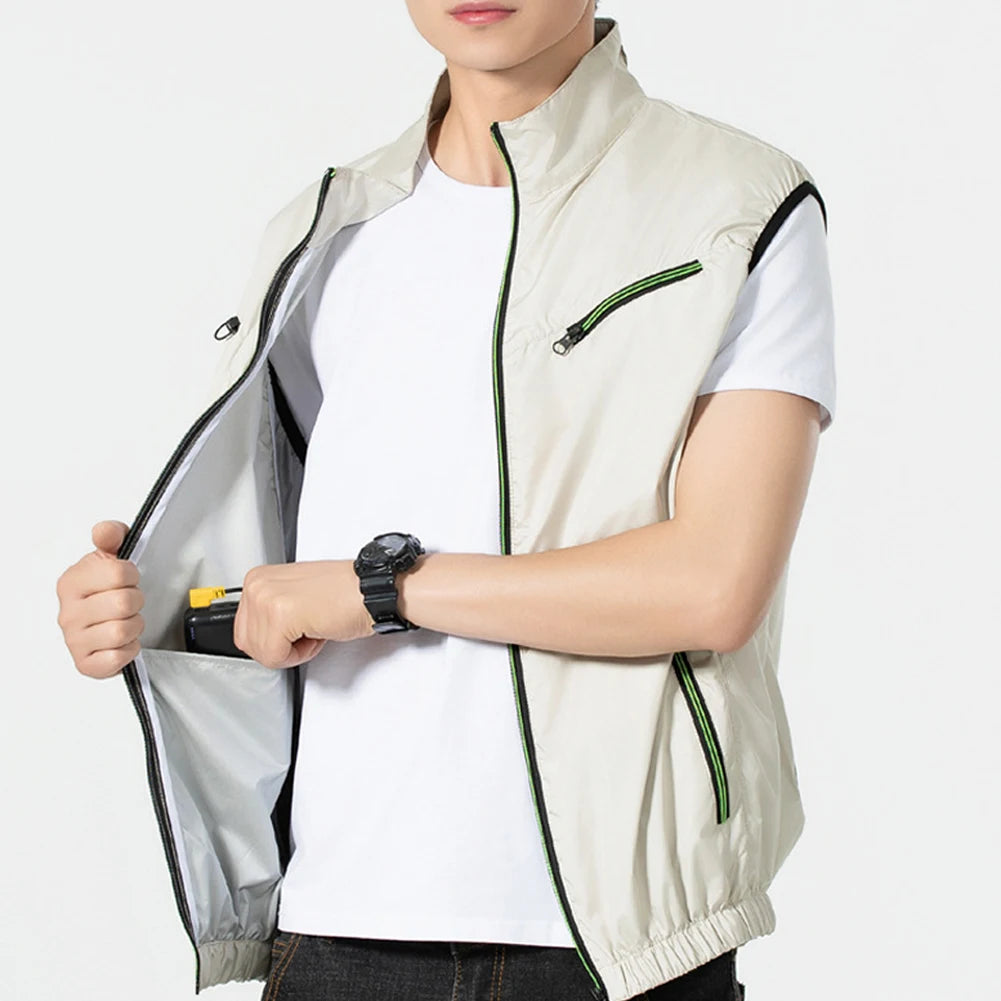 Ultra Breeze Built-In Fan Lightweight Summer Cooling Vest