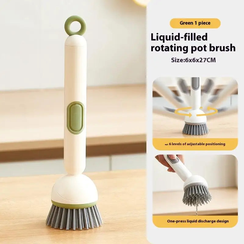 Pump & Scrub Soap-Dispensing Brush