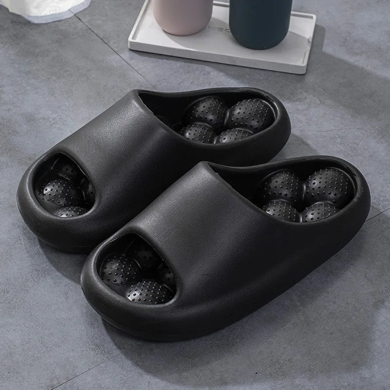 Bubble Arch Thick Sole Massaging Summer Slippers