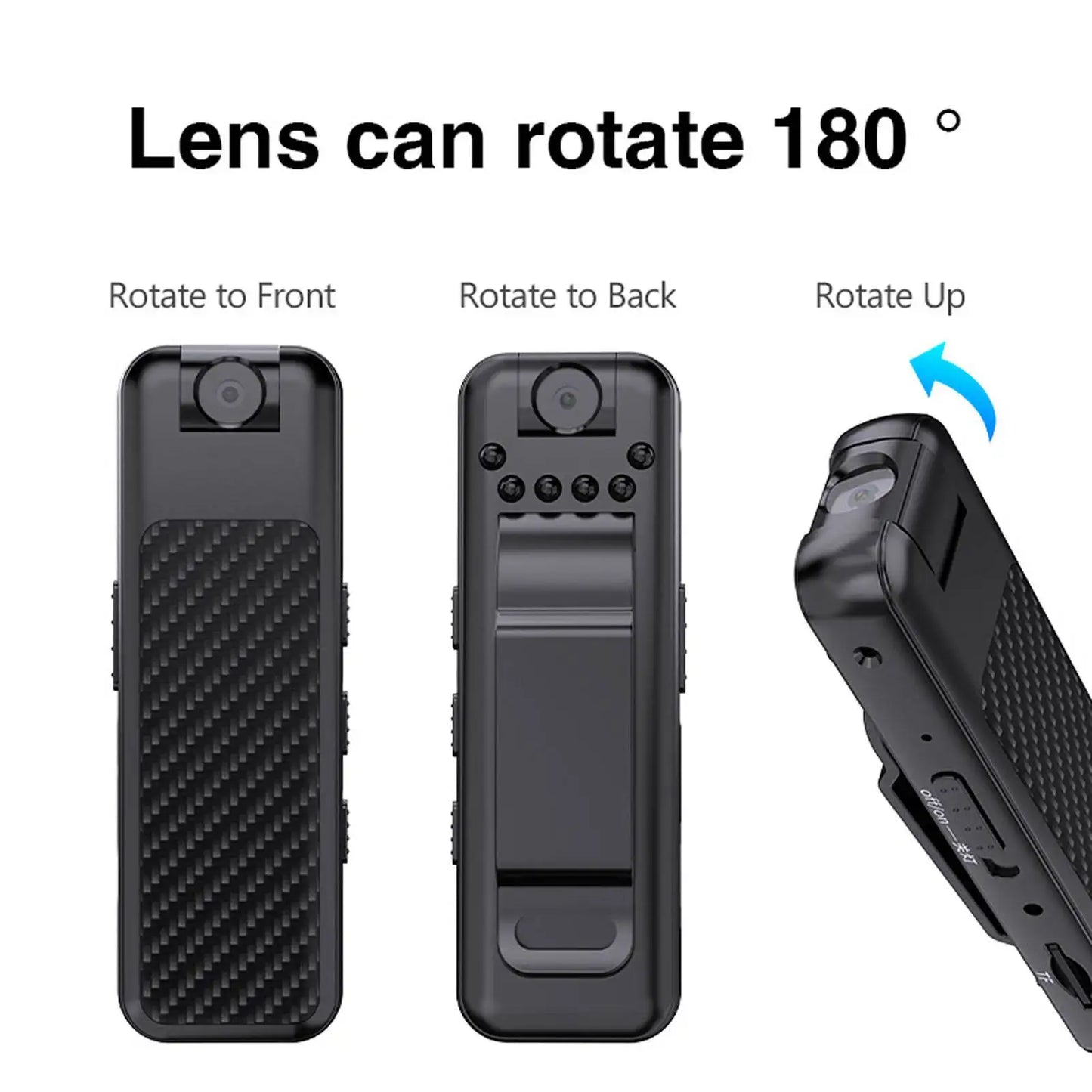 Pocket Spy Mini Clip-On Video Recorder Camera