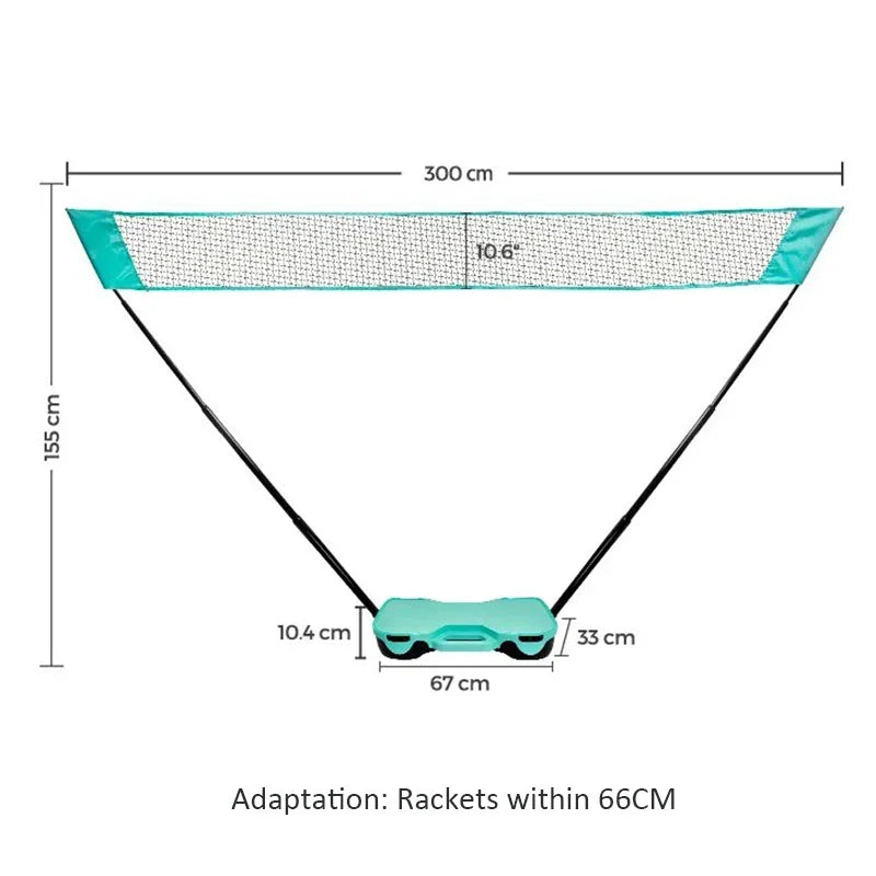Quick-Setup Badminton Outdoor Game Set