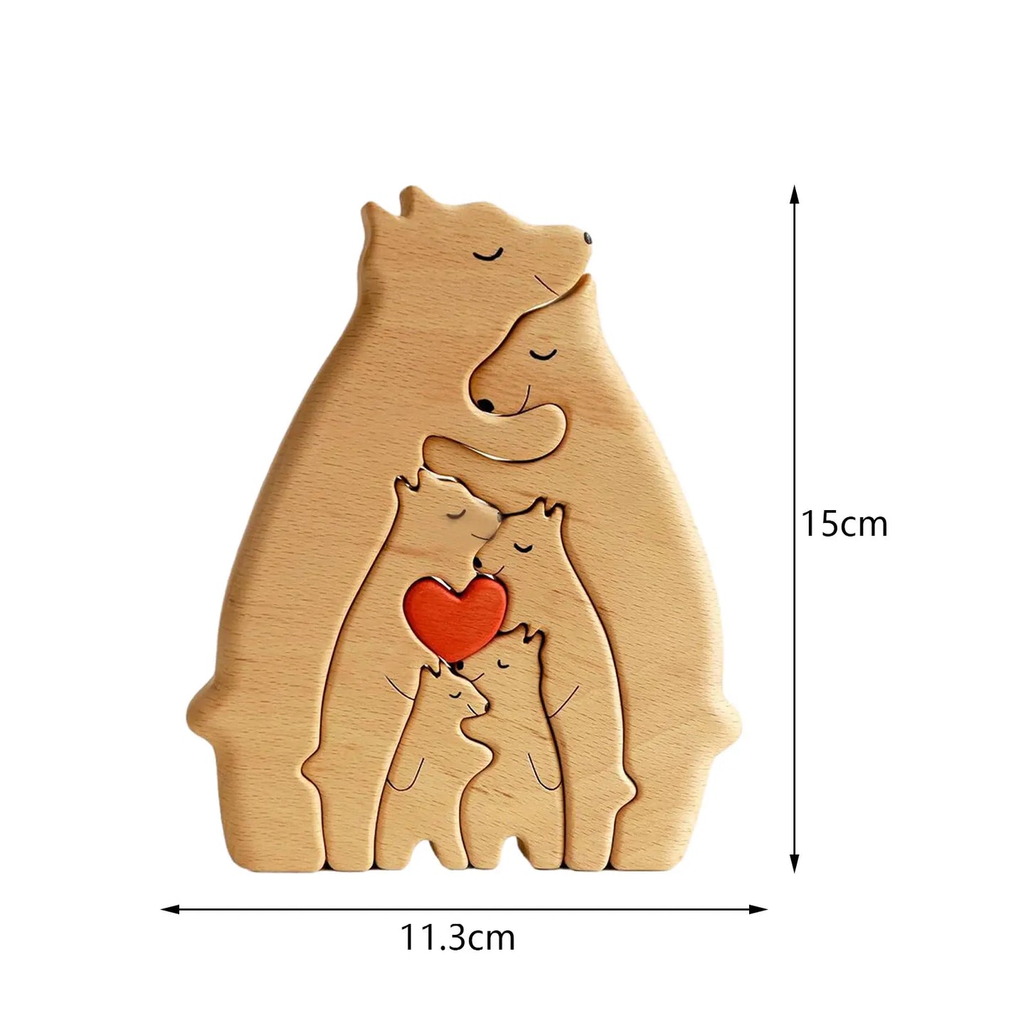 Loving Bears Interlocking Puzzle Decor