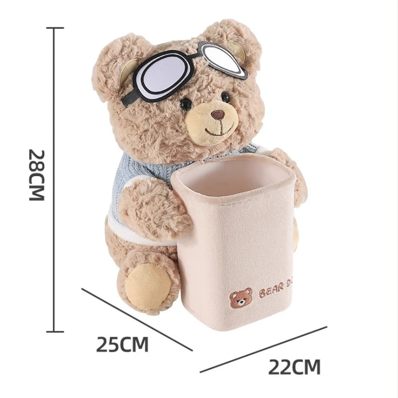 Little Buddy Bear Car Armrest Tissue Holder