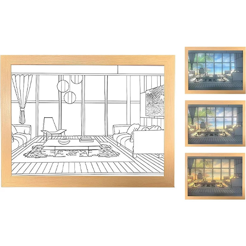 Luminous Decorative Dimmable Artsy Led Light Painting