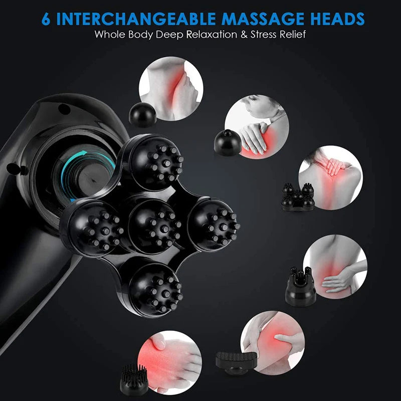 Deep Muscle Relax Rechargeable Hand Held Massager