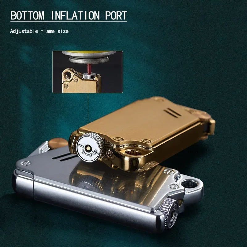 Blue Flame Ignition Mechanical Gas Lighter