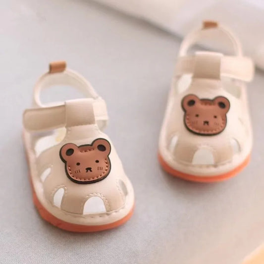Softpaw Teddy Bear Soft Sole Baby Sandals